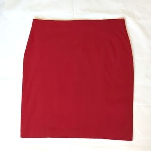 Red Pencil Skirt by Ricki's